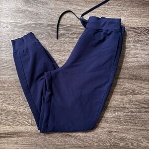 Mandala women’s Navy Blue high rise jogger scrub pants